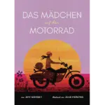 Das Mädchen auf dem Motorrad