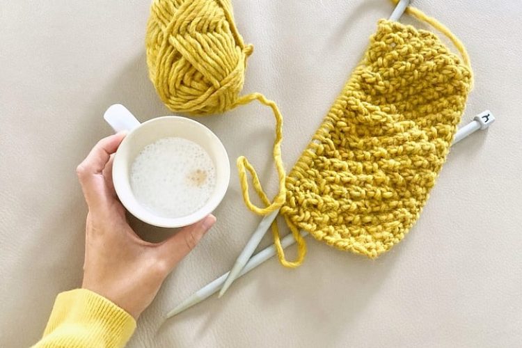 Stricken bei Kaffee